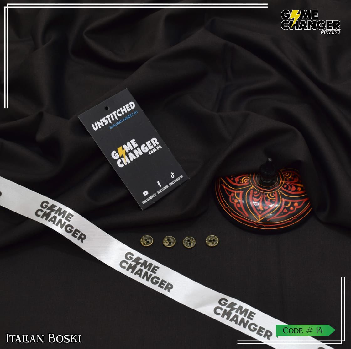 Men's Black Boski Suit