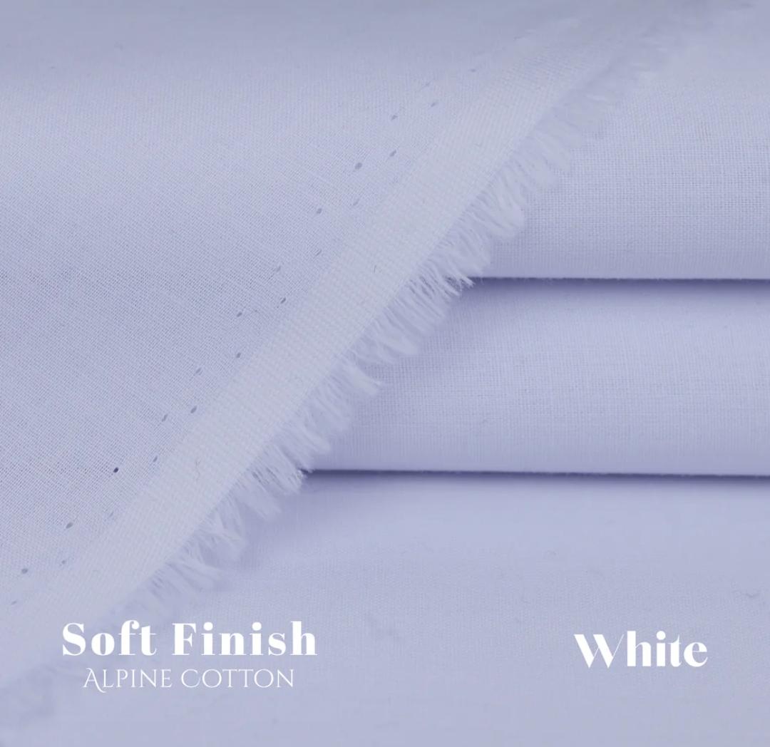 Men's White Cotton Suit