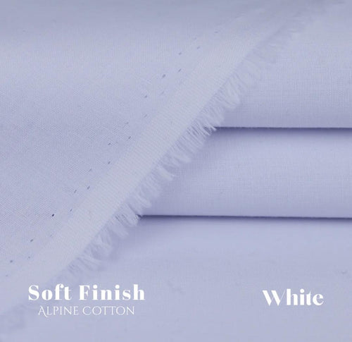 Men's White Cotton Suit